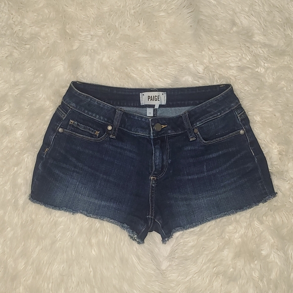 PAIGE CATALINA JEAN SHORTS - Picture 8 of 9